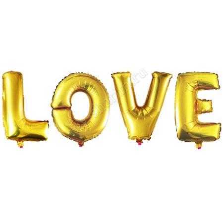 Набор шаров-букв , Надпись "LOVE", 104см Набор шаров-букв , Надпись "LOVE", 104см