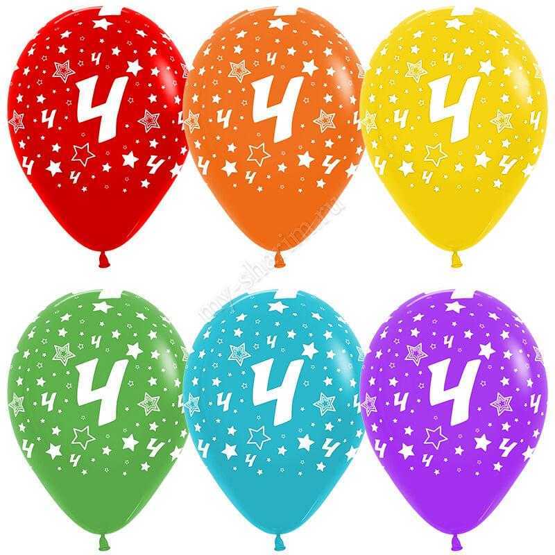 Цифра 4 (звезды) 30 см Цифра 4 (звезды) 30 см