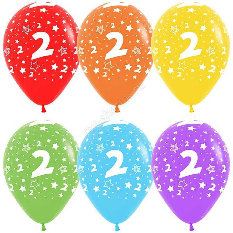 Цифра 2 (звезды) 30 см Цифра 2 (звезды) 30 см