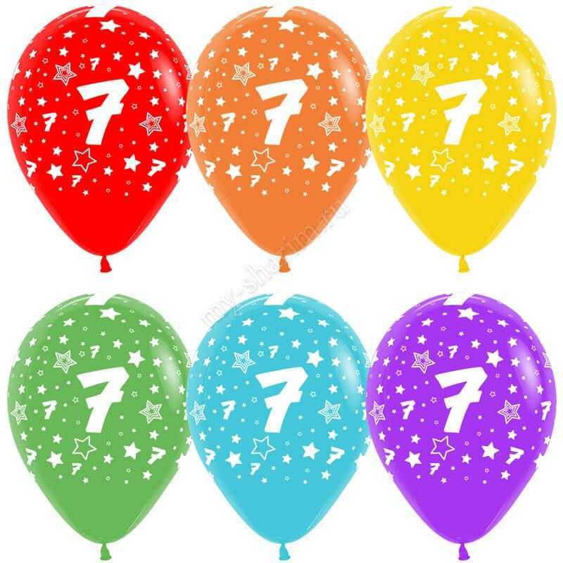 Цифра 7 (звезды) 30 см Цифра 7 (звезды) 30 см
