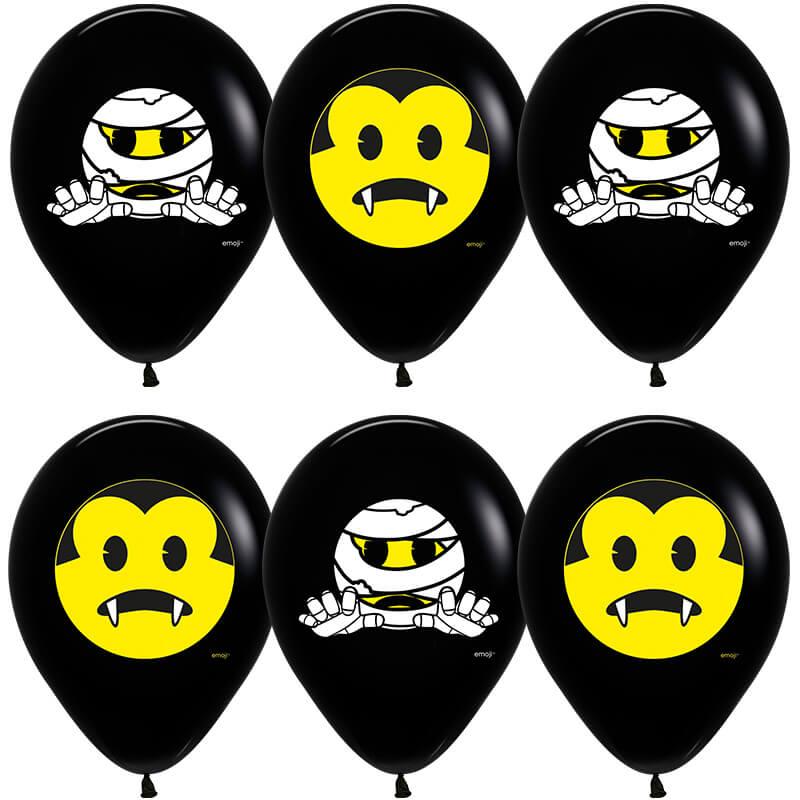Шар Хэллоуин, Emoji, Черный Шар Хэллоуин, Emoji, Черный